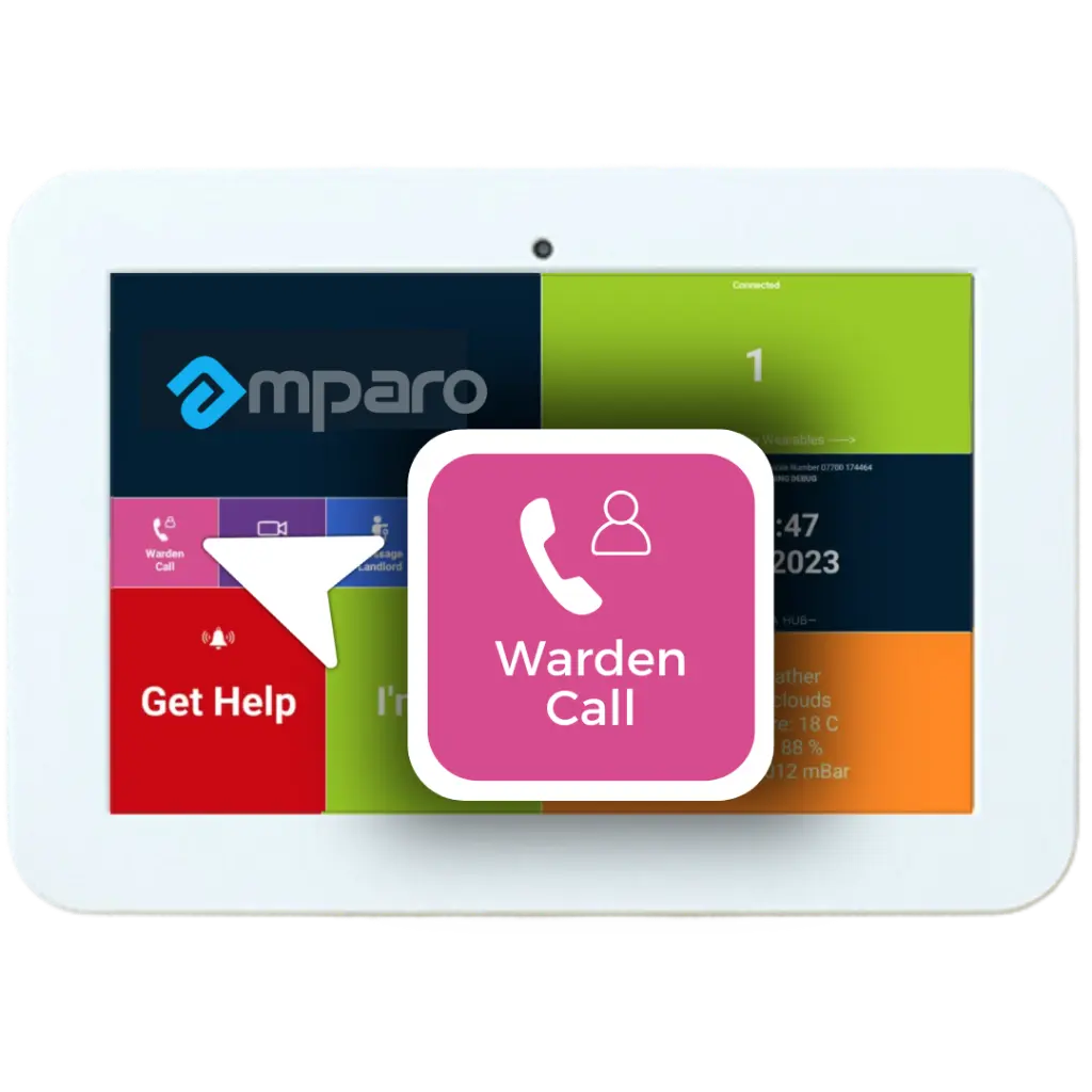 Amparo Digital Wireless Warden Call Feature.webp